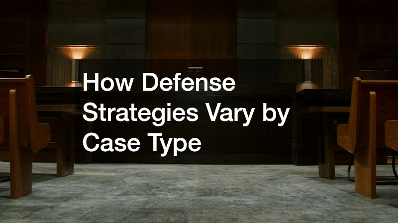 How Defense Strategies Vary by Case Type