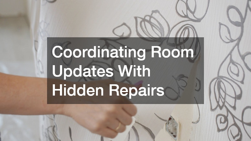 Coordinating Room Updates With Hidden Repairs