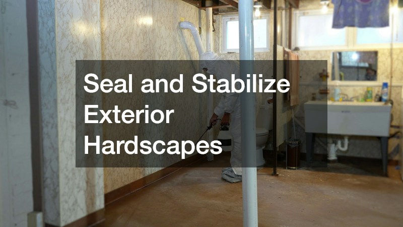 Seal and Stabilize Exterior Hardscapes