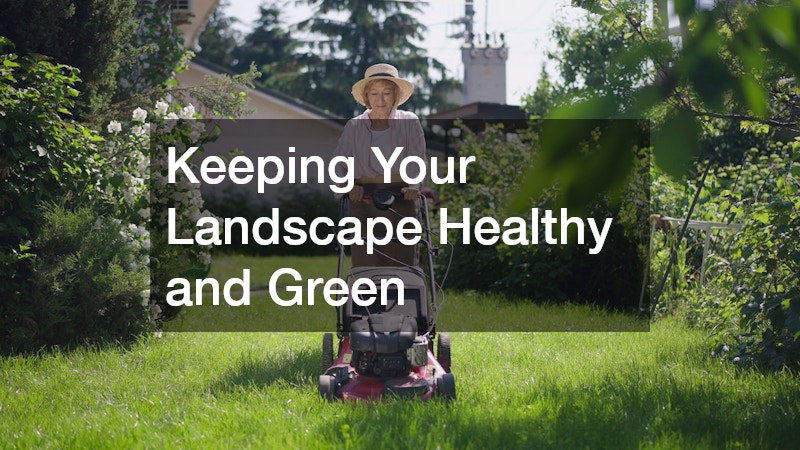 Keeping Your Landscape Healthy and Green