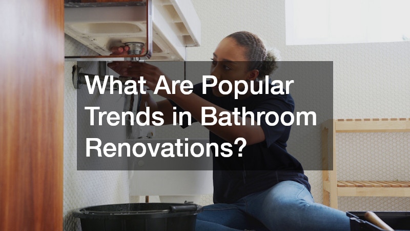 What Are Popular Trends in Bathroom Renovations?