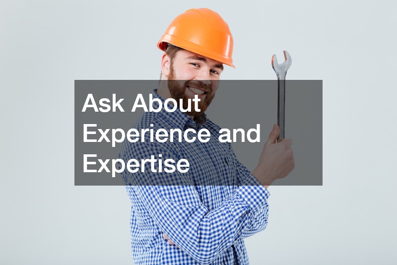 Ask About Experience and Expertise