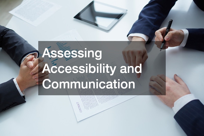 Assessing Accessibility and Communication