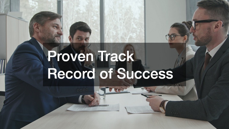 Proven Track Record of Success