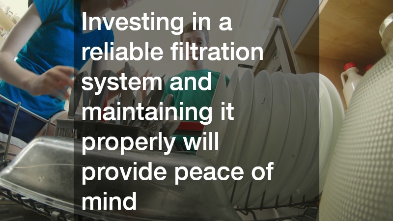Investing in a reliable filtration system and maintaining it properly will provide peace of mind