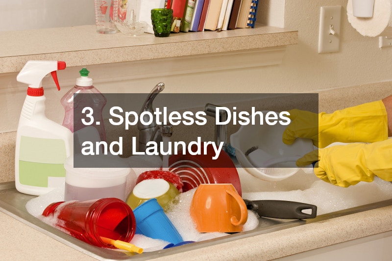 3. Spotless Dishes and Laundry