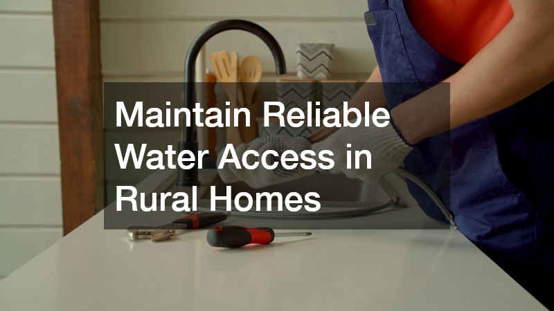 Maintain Reliable Water Access in Rural Homes