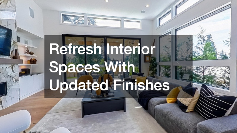 Refresh Interior Spaces With Updated Finishes