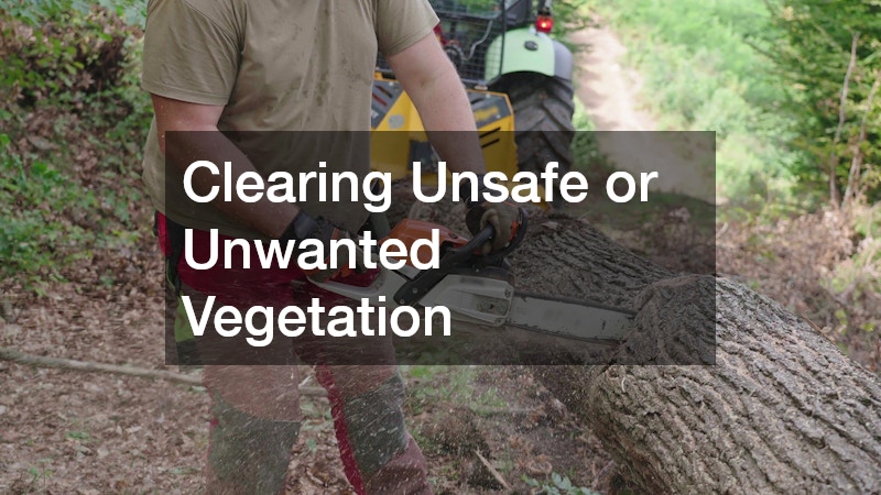 Clearing Unsafe or Unwanted Vegetation
