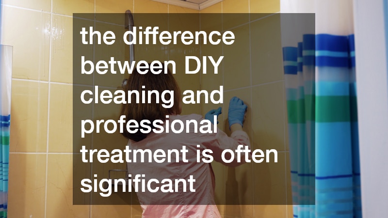 the difference between DIY cleaning and professional treatment is often significant