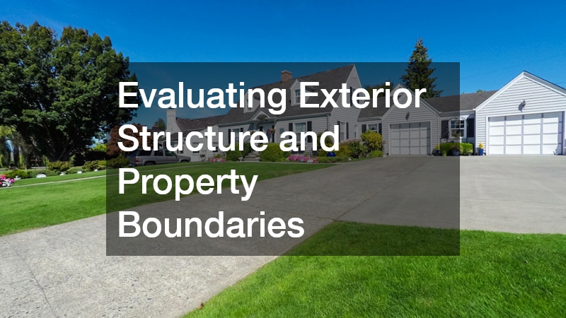Evaluating Exterior Structure and Property Boundaries