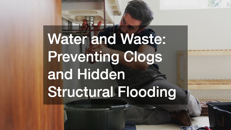 Water and Waste: Preventing Clogs and Hidden Structural Flooding