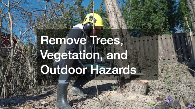 Remove Trees, Vegetation, and Outdoor Hazards