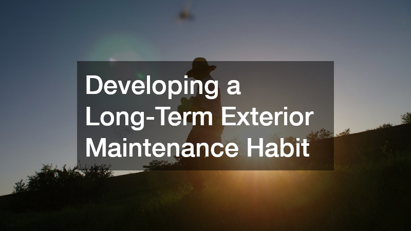 Developing a Long-Term Exterior Maintenance Habit