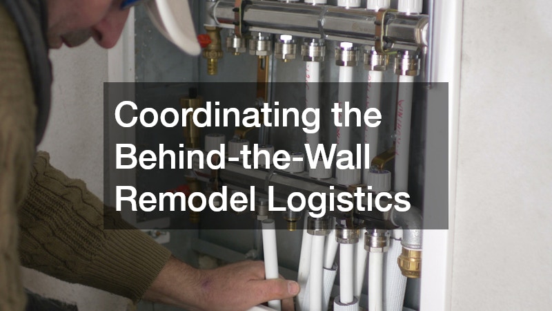 Coordinating the Behind-the-Wall Remodel Logistics