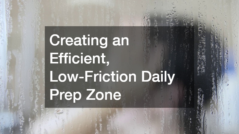 Creating an Efficient, Low-Friction Daily Prep Zone
