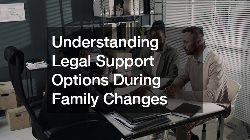 Understanding Legal Support Options During Family Changes