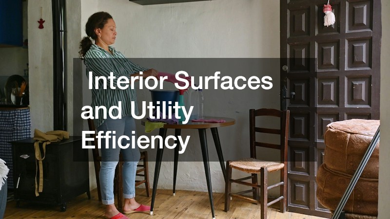  Interior Surfaces and Utility Efficiency