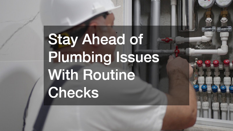 Stay Ahead of Plumbing Issues With Routine Checks