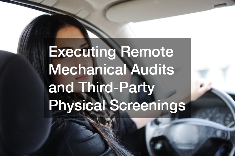 Executing Remote Mechanical Audits and Third-Party Physical Screenings