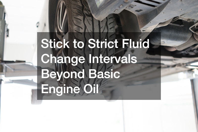 Stick to Strict Fluid Change Intervals Beyond Basic Engine Oil
