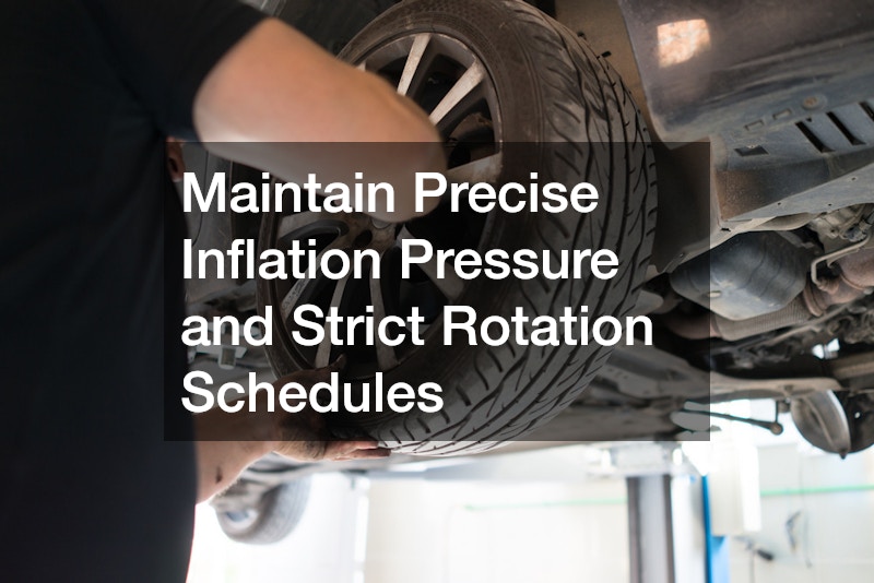 Maintain Precise Inflation Pressure and Strict Rotation Schedules