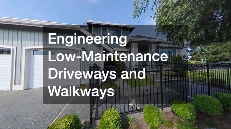 Engineering Low-Maintenance Driveways and Walkways
