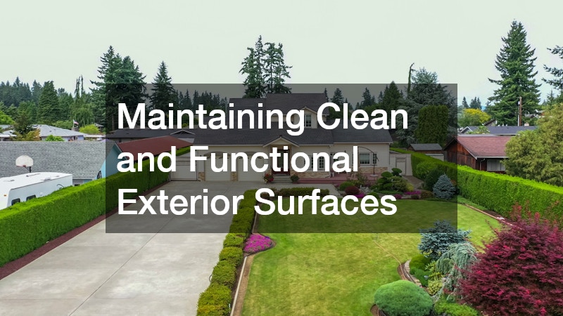 Maintaining Clean and Functional Exterior Surfaces
