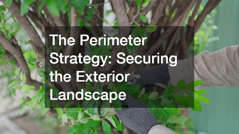 The Perimeter Strategy: Securing the Exterior Landscape
