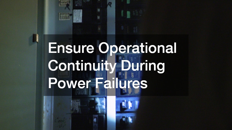 Ensure Operational Continuity During Power Failures