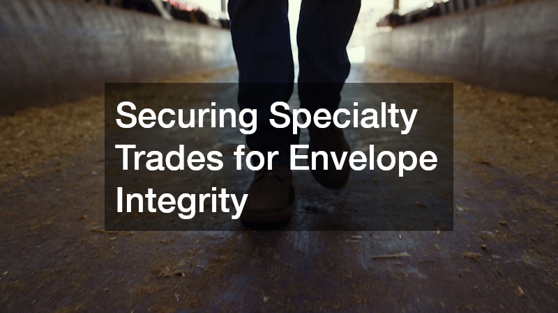 Securing Specialty Trades for Envelope Integrity