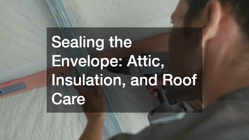Sealing the Envelope: Attic, Insulation, and Roof Care