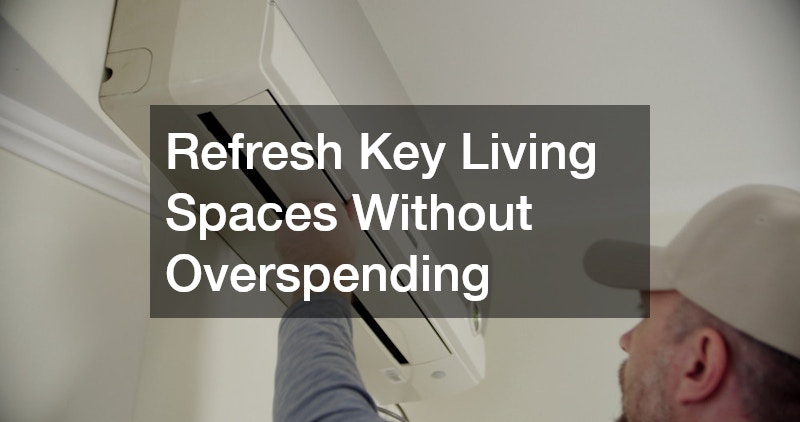 Refresh Key Living Spaces Without Overspending