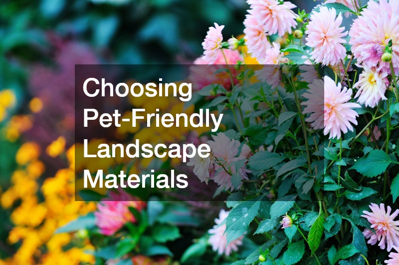 Choosing Pet-Friendly Landscape Materials