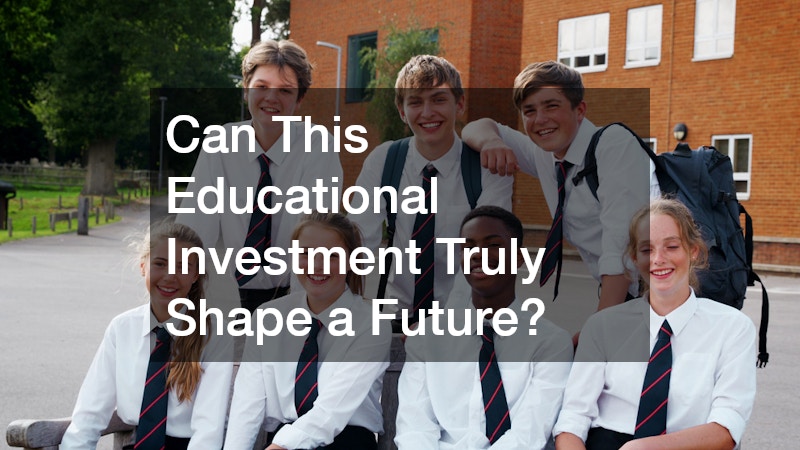 Can This Educational Investment Truly Shape a Future?