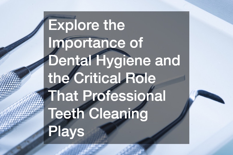 Explore the Importance of Dental Hygiene and the Critical Role That Professional Teeth Cleaning Plays