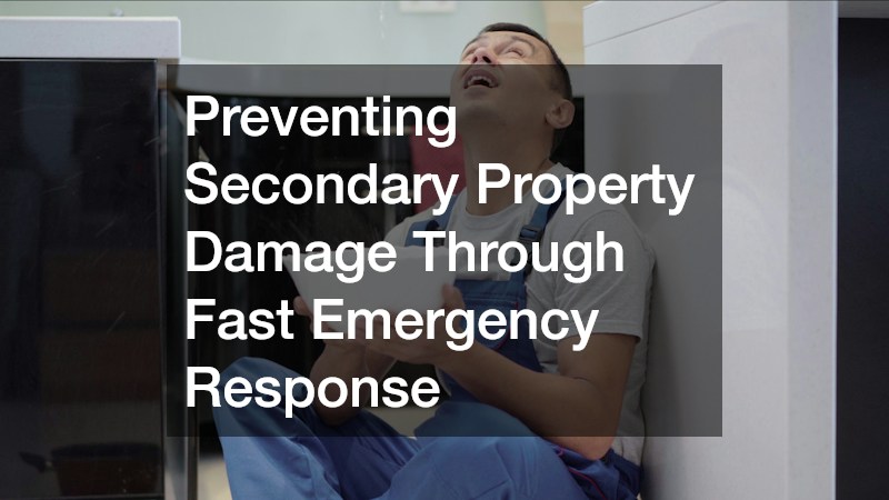 Preventing Secondary Property Damage Through Fast Emergency Response