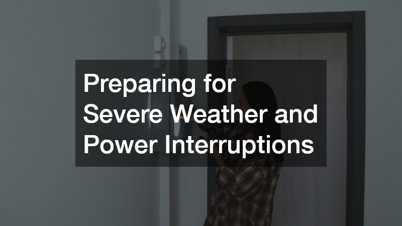 Preparing for Severe Weather and Power Interruptions