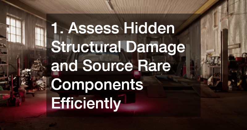 1. Assess Hidden Structural Damage and Source Rare Components Efficiently