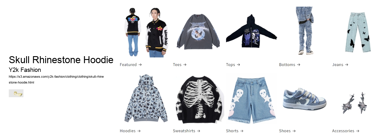 Skull Rhinestone Hoodie