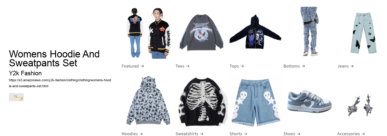 Womens Hoodie And Sweatpants Set