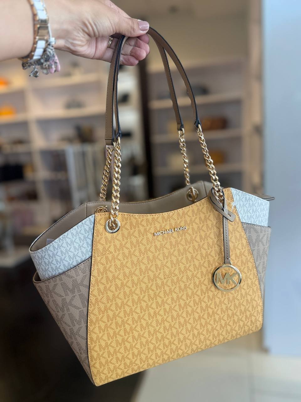JET SET CHAIN SHLDR TOTE Bolsa Grande