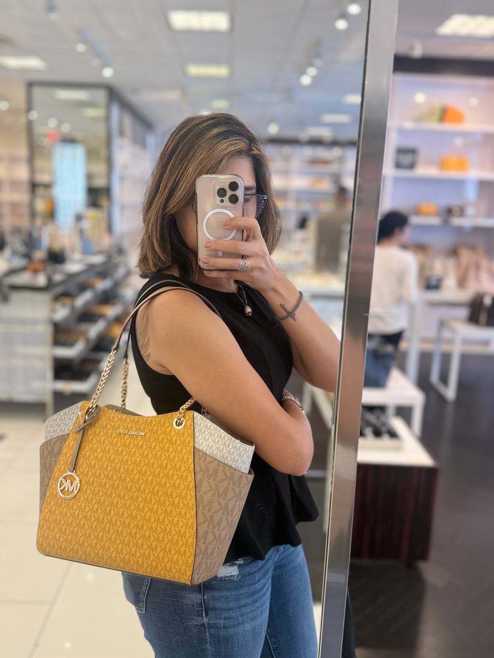 JET SET CHAIN SHLDR TOTE Bolsa Grande
