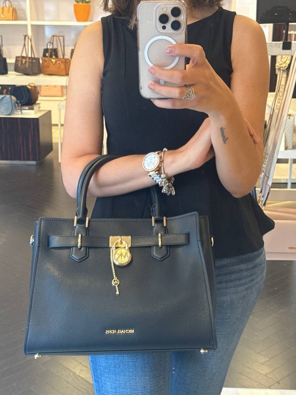 HAMILTON Bolsa Média com alça transversal