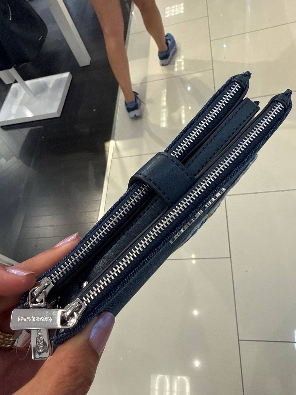 DOUBLE ZIP Carteira Grande