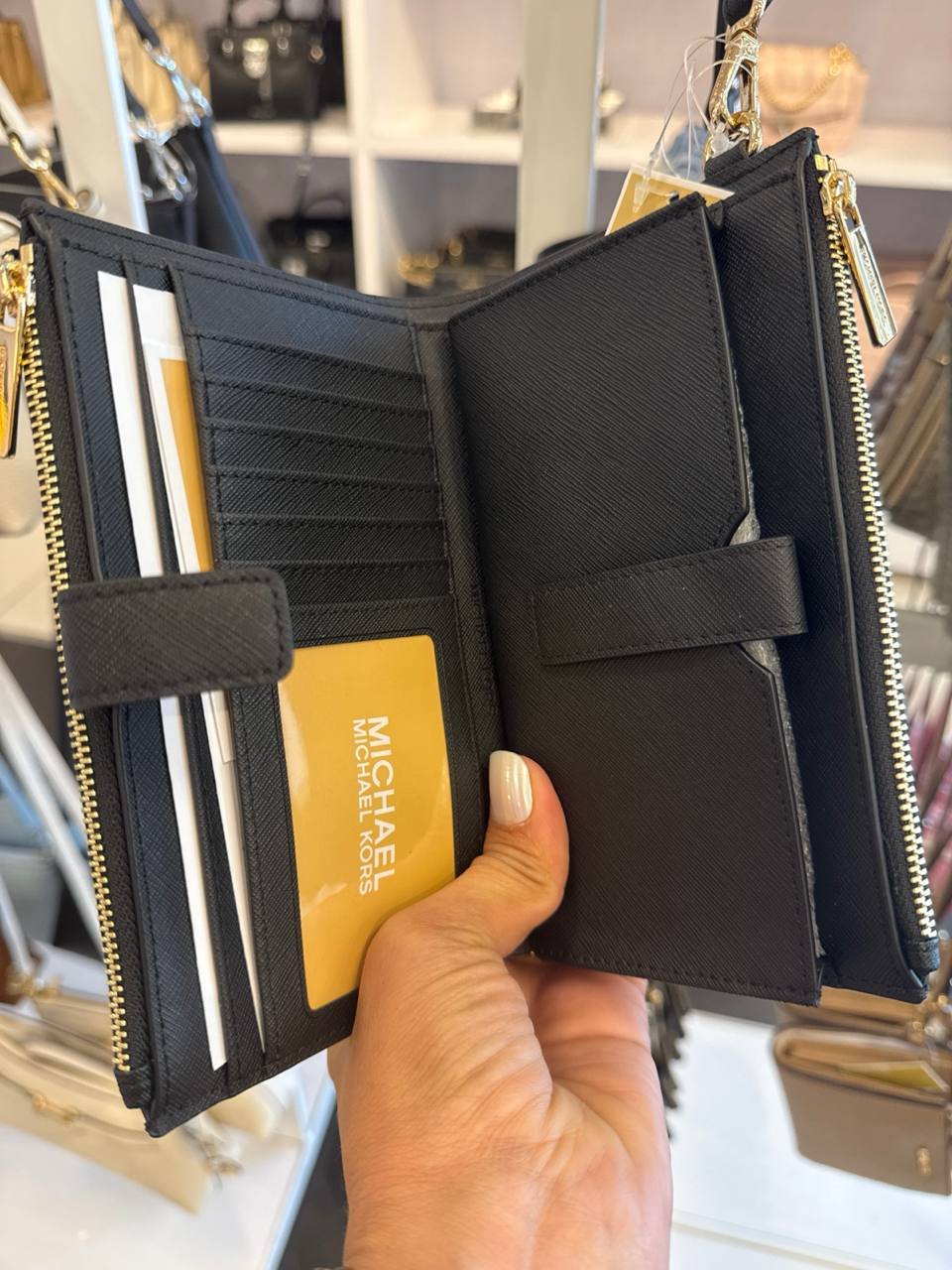 DOUBLE ZIP Carteira Grande