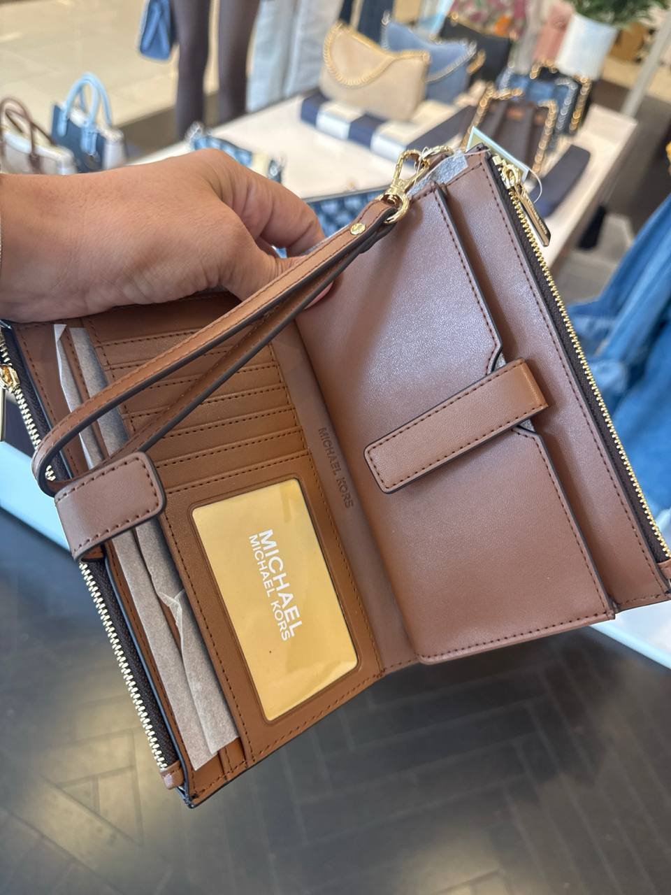 DOUBLE ZIP Carteira Grande