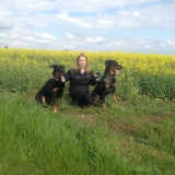 Photo avec notre maitresse