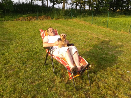 Au coucher du Soleil