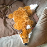 chouette !! une nouvelle peluche qui fait pouic-pouic !